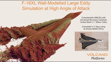 Wall-Modeled Large Eddy Simulations of F-16XL at High Angle of Attack