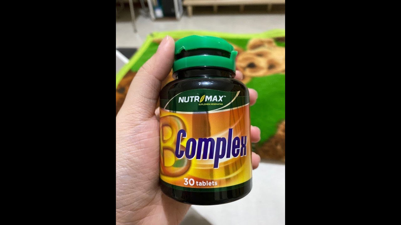 Nutrimax B Complex Kompleks Vitamin Untuk Kesehatan Saraf Syaraf Tubuh