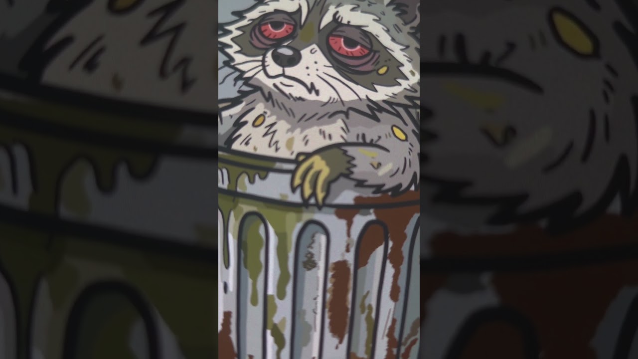 One Man's Trash #pndstudios #trashpanda