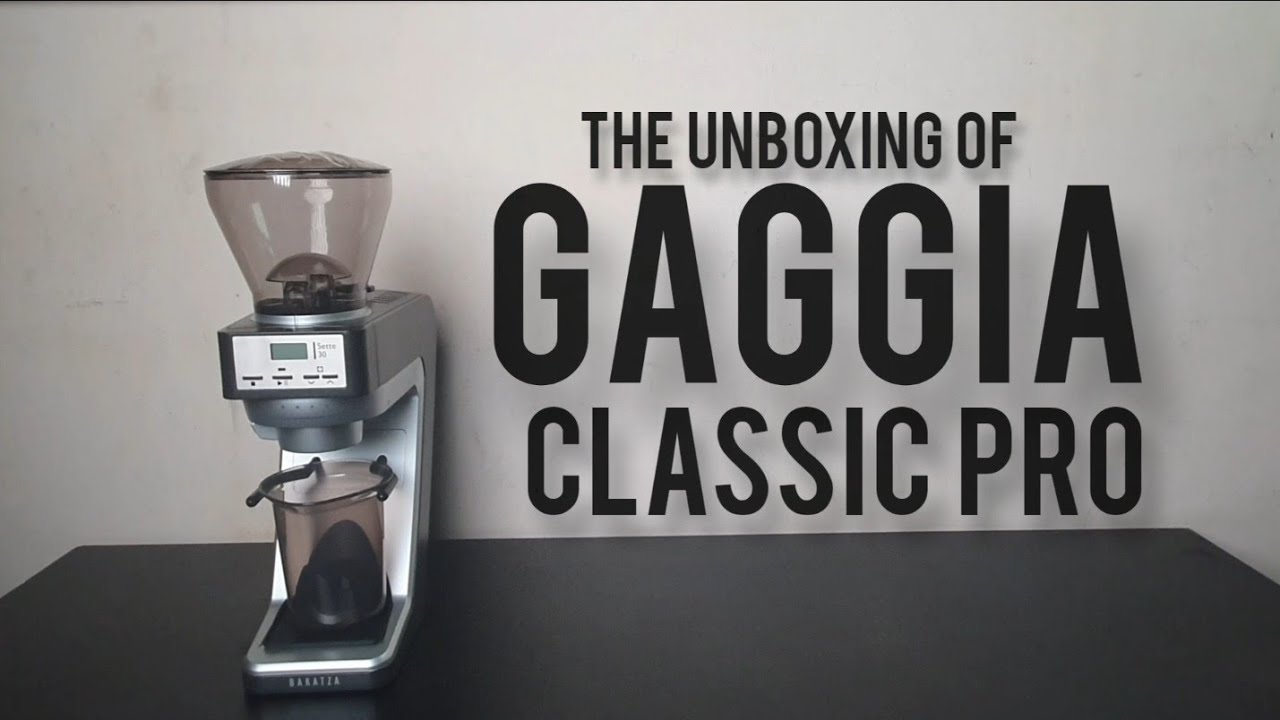 Unboxing GAGGIA Classic Pro What's in the box? YouTube