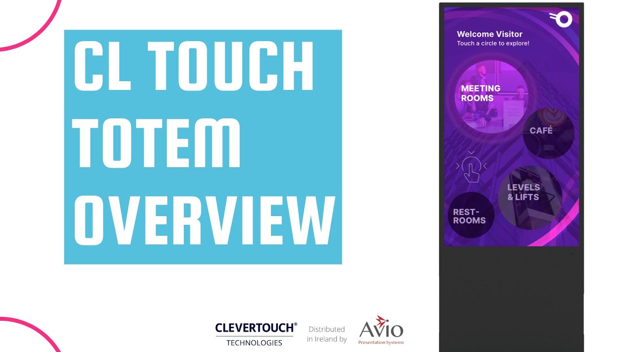 Introducing the New Clevertouch CL Touch Totem | All-in-One Digital Signage Solution
