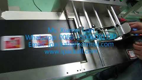 How High-speed Paging Machine automatically divide stack packages into single and delivered