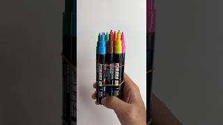 Drawing with 10 Markers #shorts