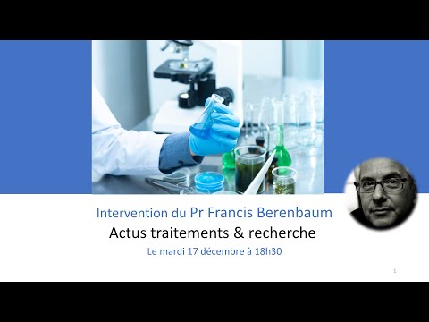 #20 "Actus traitements & recherche" par le Professeur Francis Berenbaum