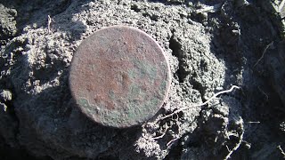 Metal Detecting 1860's Coins From Old Home Site