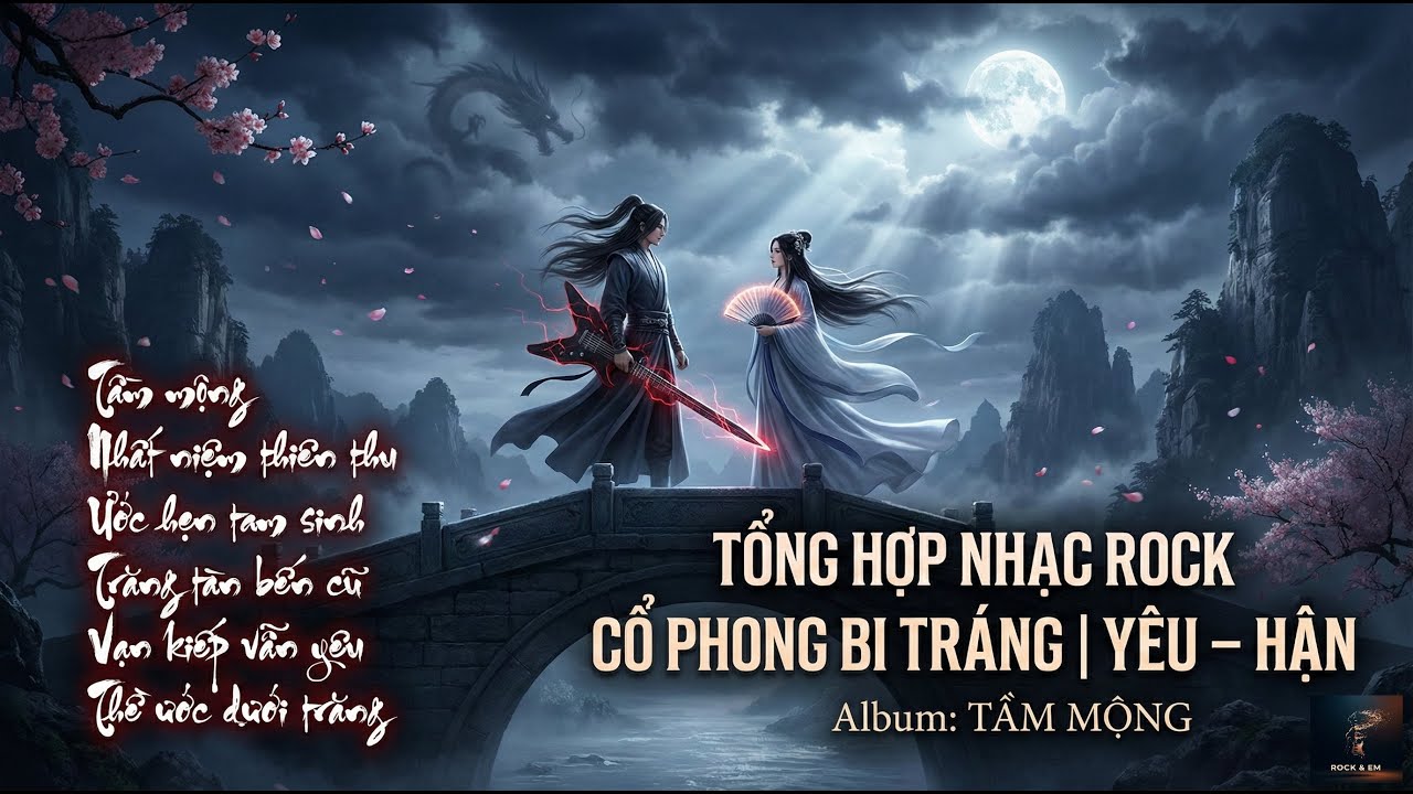 TỔNG HỢP NHẠC ROCK CỔ PHONG BI TRÁNG | YÊU THIÊN KIẾP– HẬN THIÊN THU | NHẠC TÌNH TRONG MỘNG