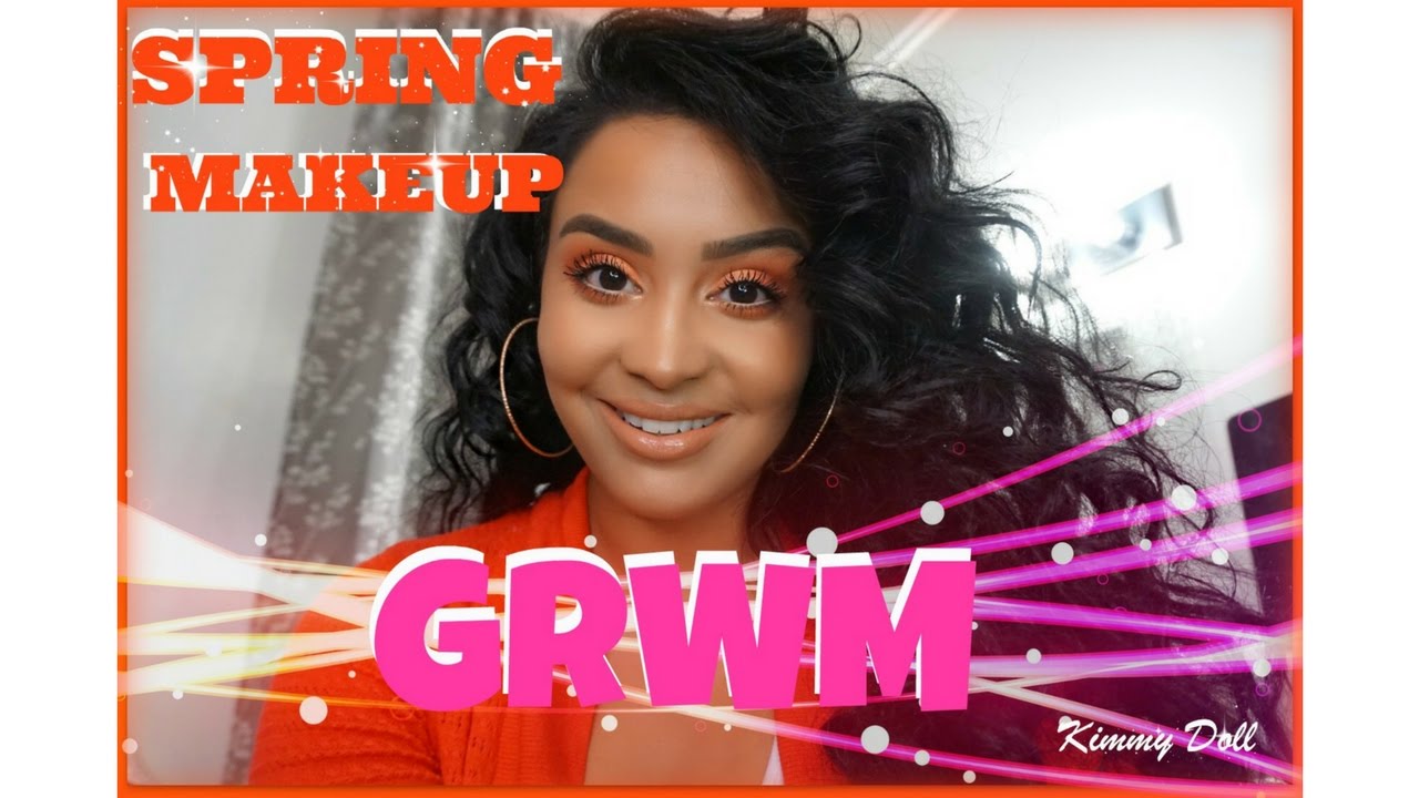 SPRING MAKEUP + KKW X KYLIE COSMETICS DUPE! TALK THROUGH GRWM