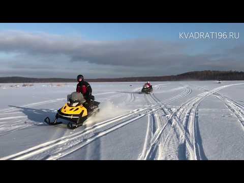 На снегоходах по