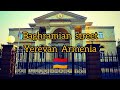 YEREVAN ARMENIA  [4K] walking in spring ... Baghramian ST 🌤️