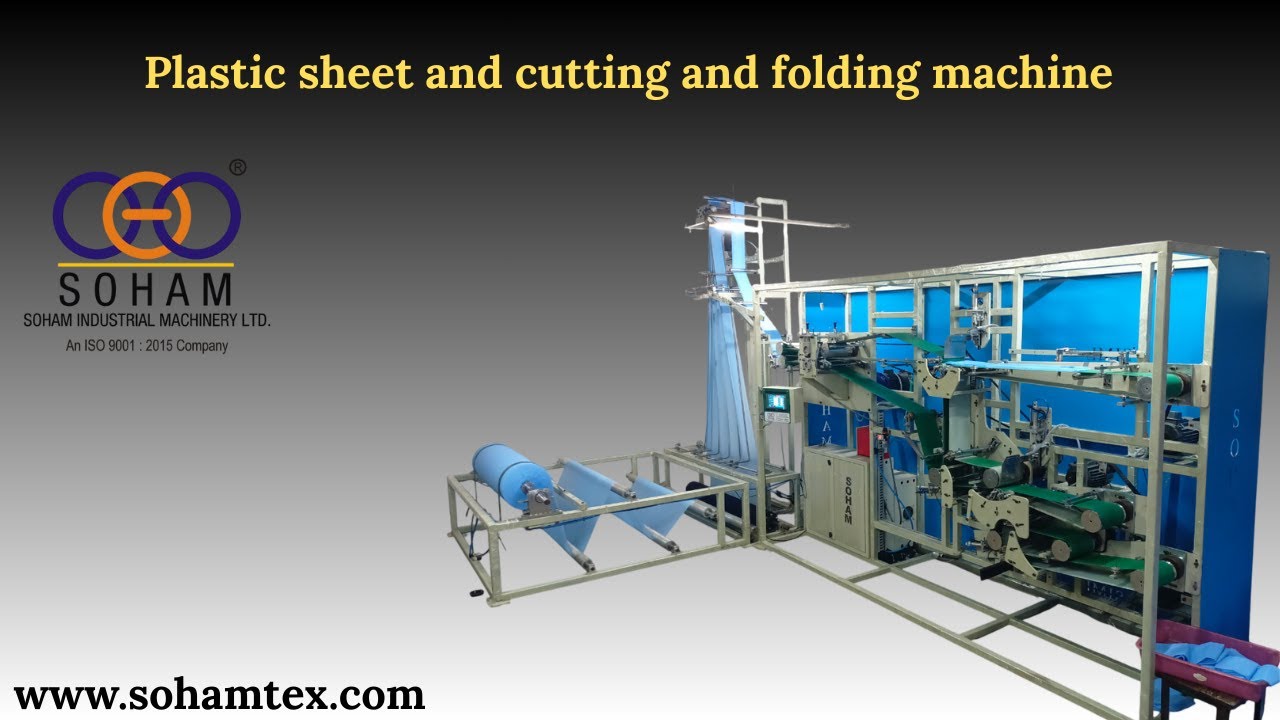 “Plastic Sheet Cutting and Folding Machine Working Industria| Industrial Machine Demo”