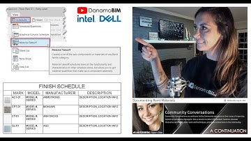 Random Revit with Danamo - Ep008 - Revit Materials Part 1 / Material Takeoff Schedules