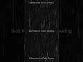 Night Rain Dark Screen for Deepest Sleep 🌙 Rain Therapy No Ads No Music Pure ASMR