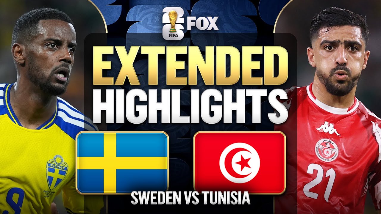 Sweden vs Tunisia Extended Highlights 🌎🏆 2026 FIFA World Cup™