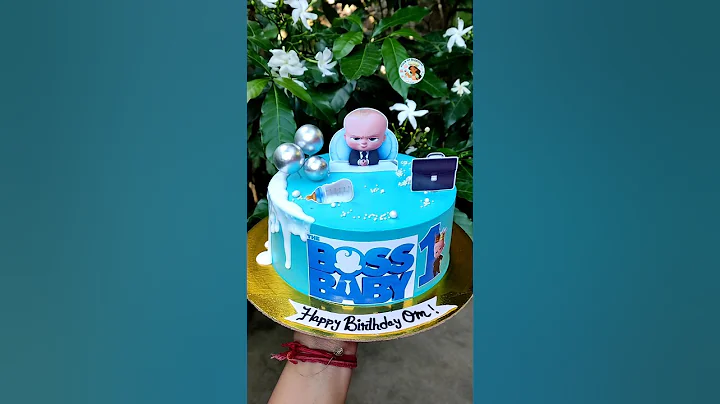 The littlest boss is running the show today 👶🎂💼 #bossbaby #cake #shorts #short #youtubeshorts #yt