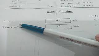 قراءة تحليل وظائف الكلي وامتى اعمل التحليل kidney funcation
