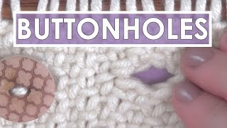 How to Knit a Buttonhole