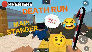 Block Strike || Death Run Map: Stander || Gameplay 🎮 || 🔴PREMIERE 