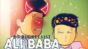 ALI BABA 🔥 EDITS | F.T - RG BUCKET LIST | Ali BABA SONG💫 STATUS | @Ayushedits