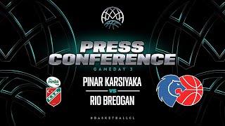 Pinar Karsiyaka v Rio Breogan - Press Conference | BCL 2023
