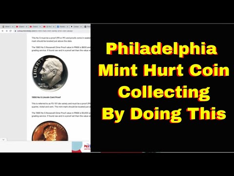 How Philadelphia Mint Hurt Coin Collecting With No Mint Mark Coins