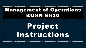 Exam Study Guide, BUSN 6630, Management of Operations