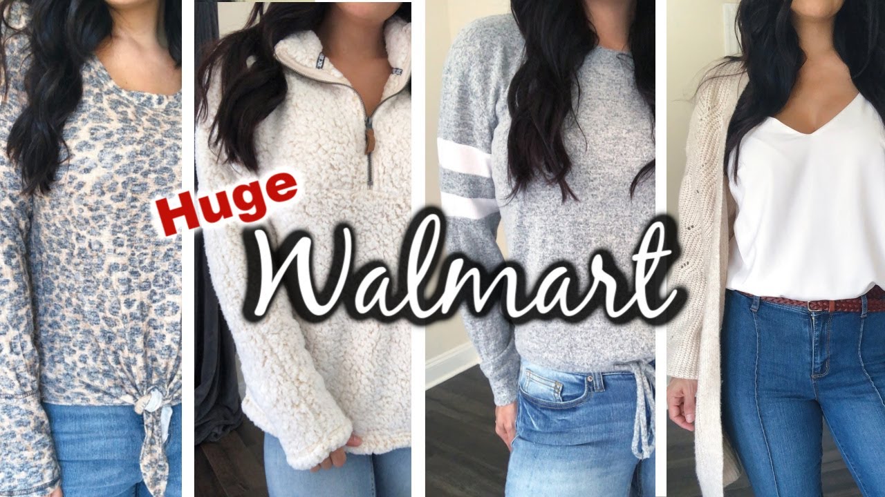 HUGE Walmart Fall Clothing Try On Haul | Walmart Fall Outfit Ideas