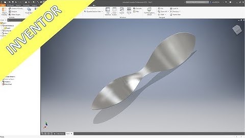 Propeller / Airblade with sweep - Inventor 2019 Training - Surfaces