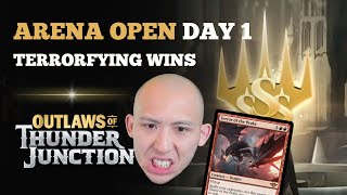 TERRORfying WINS | Arena Open Day 1 | Outlaws Of Thunder Junction Sealed | MTG Arena