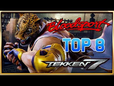 Tekken 7 - TOP 8 + Commentary @Bloodsport [4k/60fps]