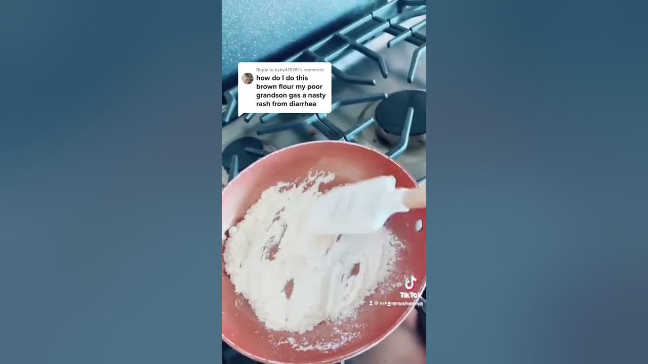 How to make Brown flour for Diaper Rash.. YouTube