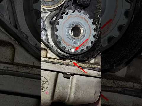 Marcas de sincronización motor SOHC Chevrolet Aveo #shorts #marcas #sincronización #motor #aveo