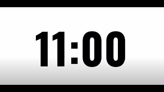 11 Minute Countdown Timer | عد تنازلي لمدة ١١ دقيقة خلفية بيضاء screenshot 5