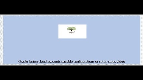 Oracle Fusion Accounts Payable Setup Steps