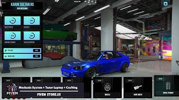 FiveM Mechanic Tuning Script #fivem #mechanic #script