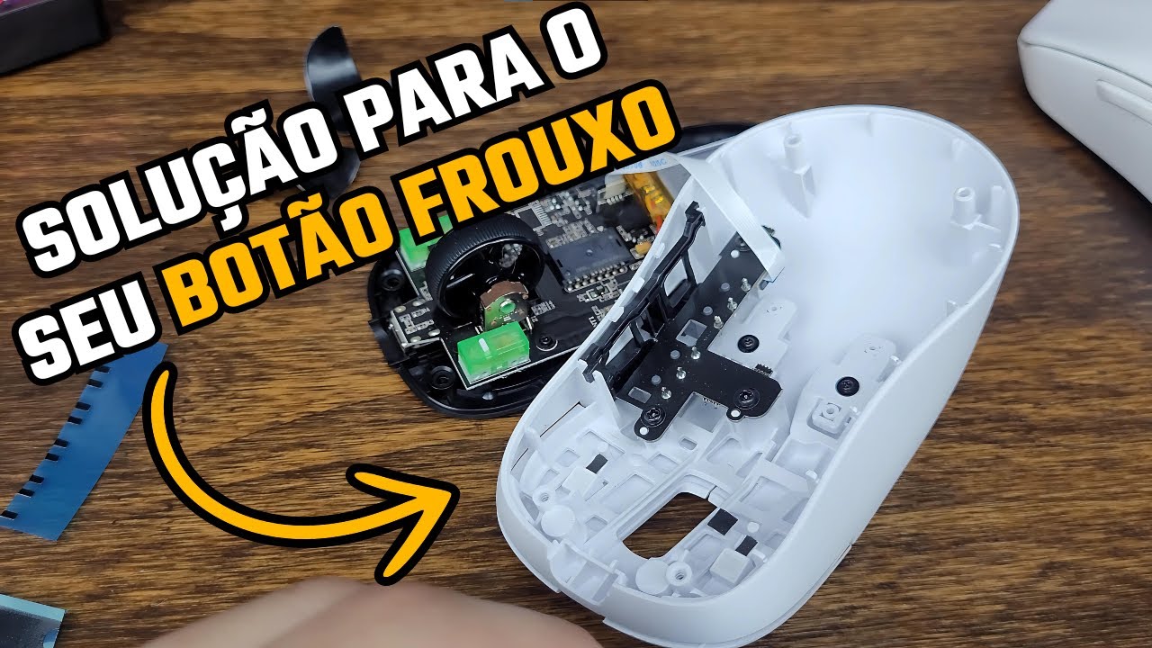 Como Arrumar Botão do Mouse Com Barulho / Solto - YouTube