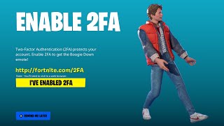 HOW TO ENABLE 2FA ON FORTNITE CHAPTER 7!