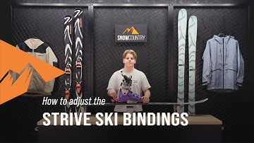How to adjust your Salomon strive ski bindings (Armada, Atomic) I Snowcountry