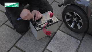 Scootmobiel Accu Wisselen / Monteren Scootmobiel Accu Wisselen / Monteren