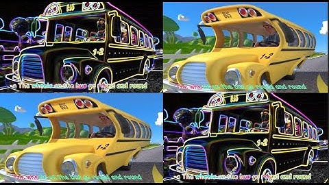 Wheels on the Bus 202 Seconds Several Versions | Kids Songs & Crocomix Kids TV