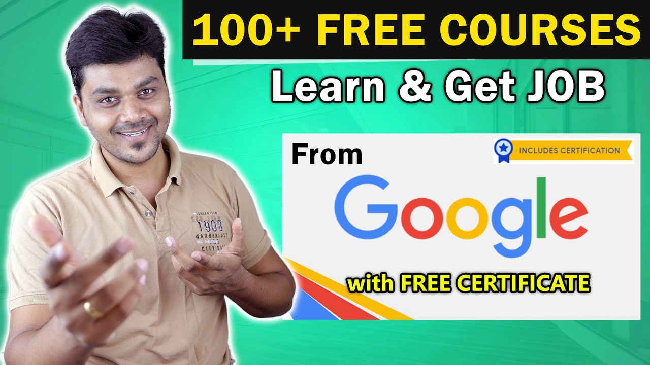 ⁣GOOGLEலின் இலவச ONLINE பயிற்சி 🔥100+ FREE Google Courses Learn Online with Free Certificate For Jobs