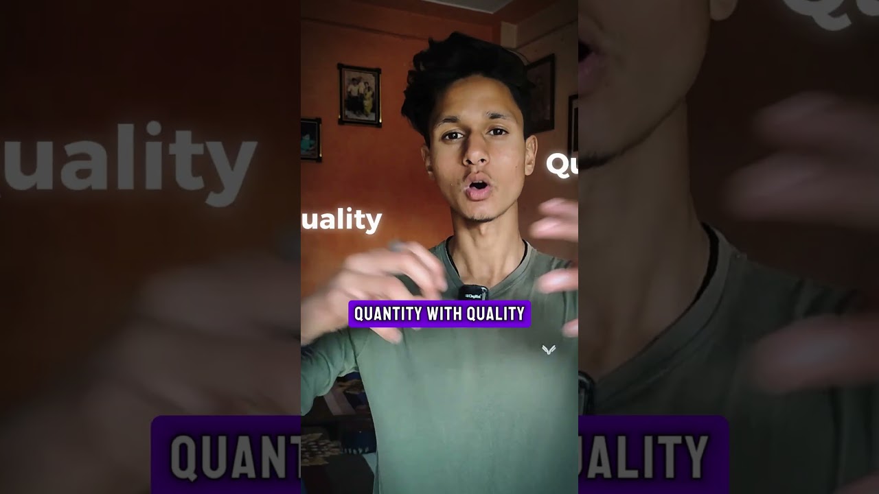 Start focusing on both quality and quantity in the content creation process✨