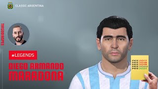 Diego Maradona '94 Face + Stats | PES 2019 | REQUEST