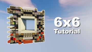 Small and Fast 6x6 Piston Door / Minecraft 1.16.3 Tutorial