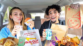 Letting The Person Infront Of Us Decide What We Eat For 24 Hours With Jules!