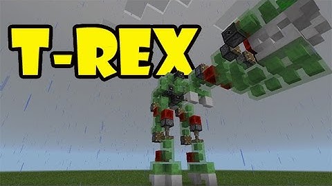 T-REX TUTORIAL | Minecraft PE Piston Slime Walking Dinosaur | #pinoyyoutubersrule