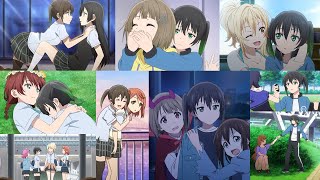 Yuu touched the girls and she liked it - All Yuu's physical touching with Nijigasaki School Idols