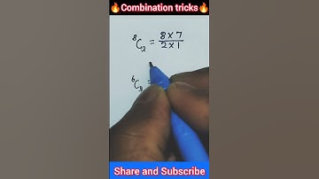 🔥Combination tricks 😨😱 #shorts #youtubeshorts #viral #trending #mathtricks #maths #mathematics