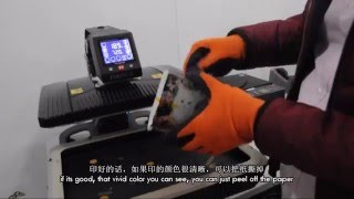 How to sublimate crystal , rock slate, glass photo frame by ST420