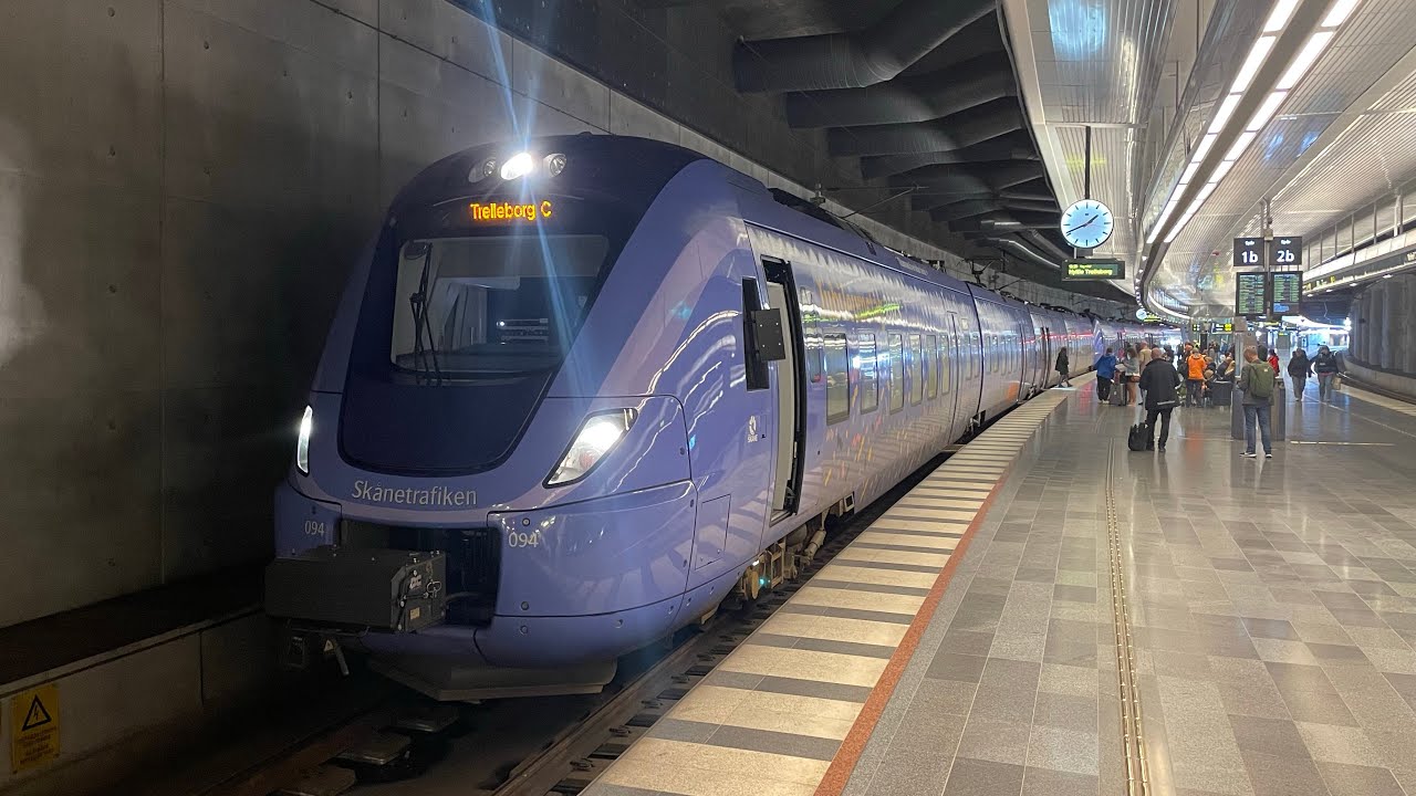 Tåg i Malmö C and Lomma | Trains at Malmö C och Lomma | ft. Gustav Harpsøe
