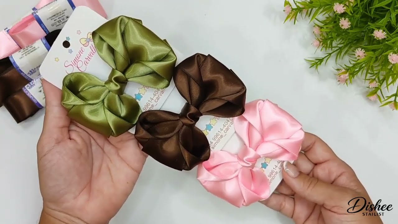 🎀 Beautiful Handmade Ribbon Bow 🎀Tutorial | Easy DIY Hair Accessory ❤ 